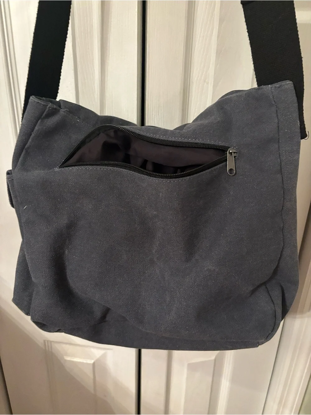 Jurassic World Graphic Messenger Bag - Gray with Red Accent